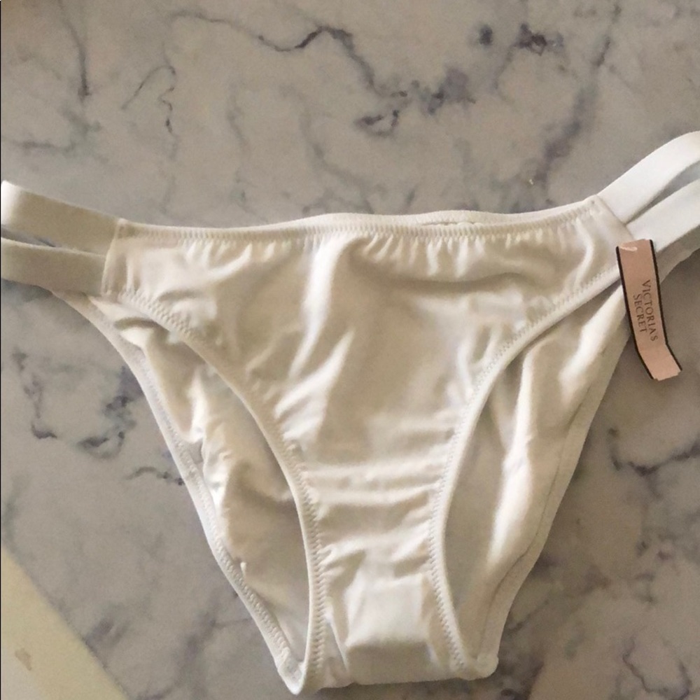 White Bathing suit bottoms